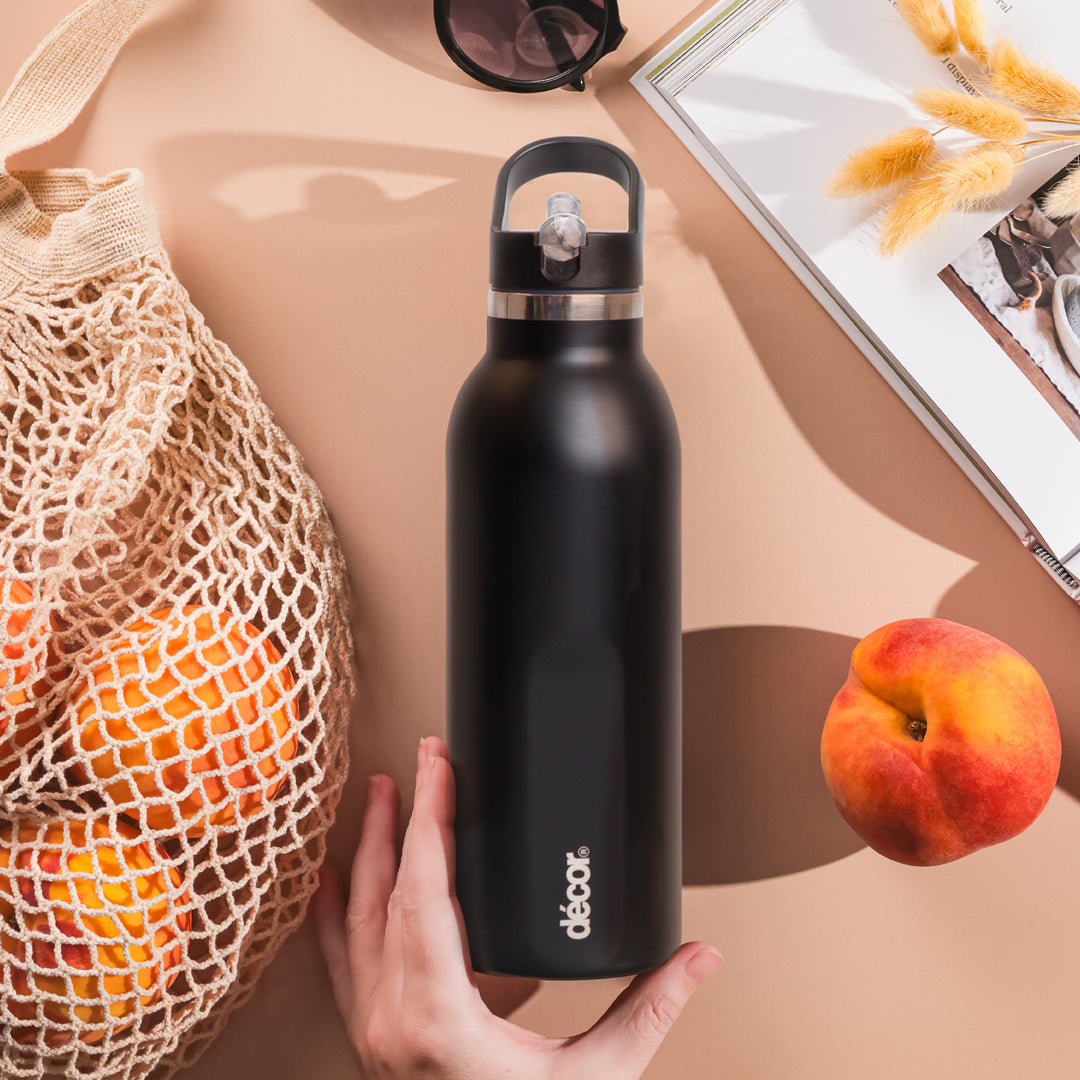 Snap n Seal Stainless Steel Bottle, 600ml
