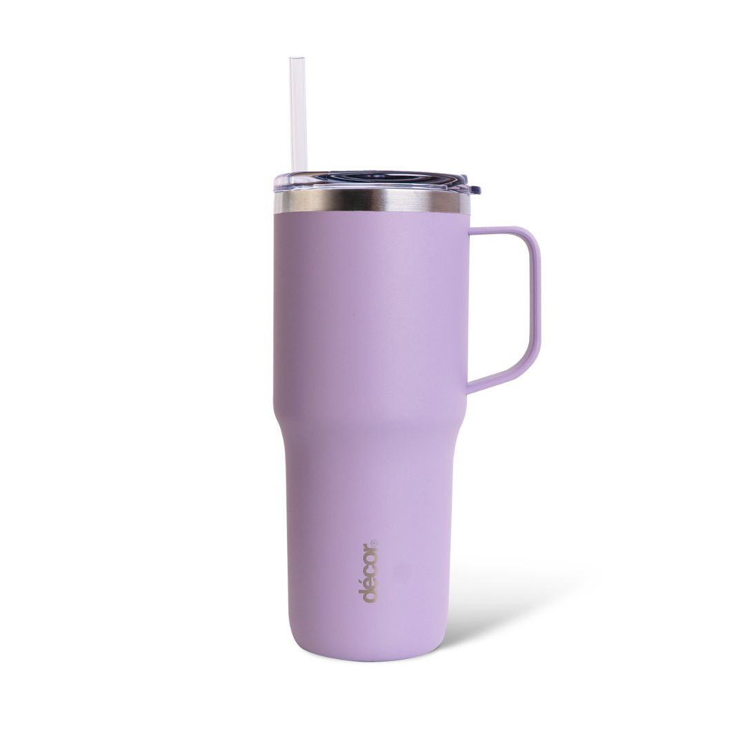 Stainless Steel XL Travel Tumbler, Lavender, 880ml