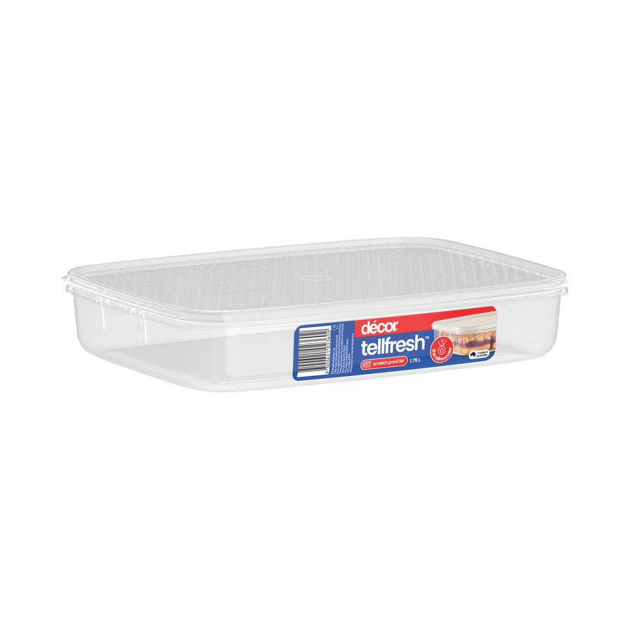 Food Container, Oblong, 1.75L