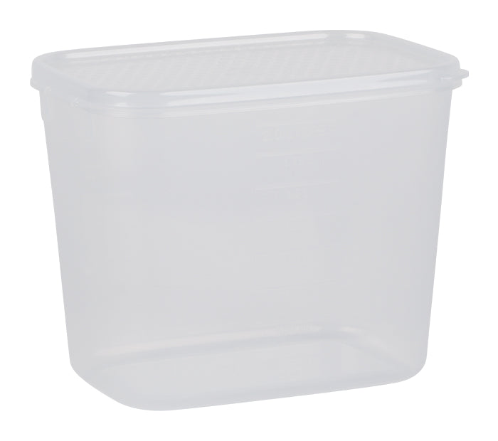Food Container, Tall, Oblong, 2L