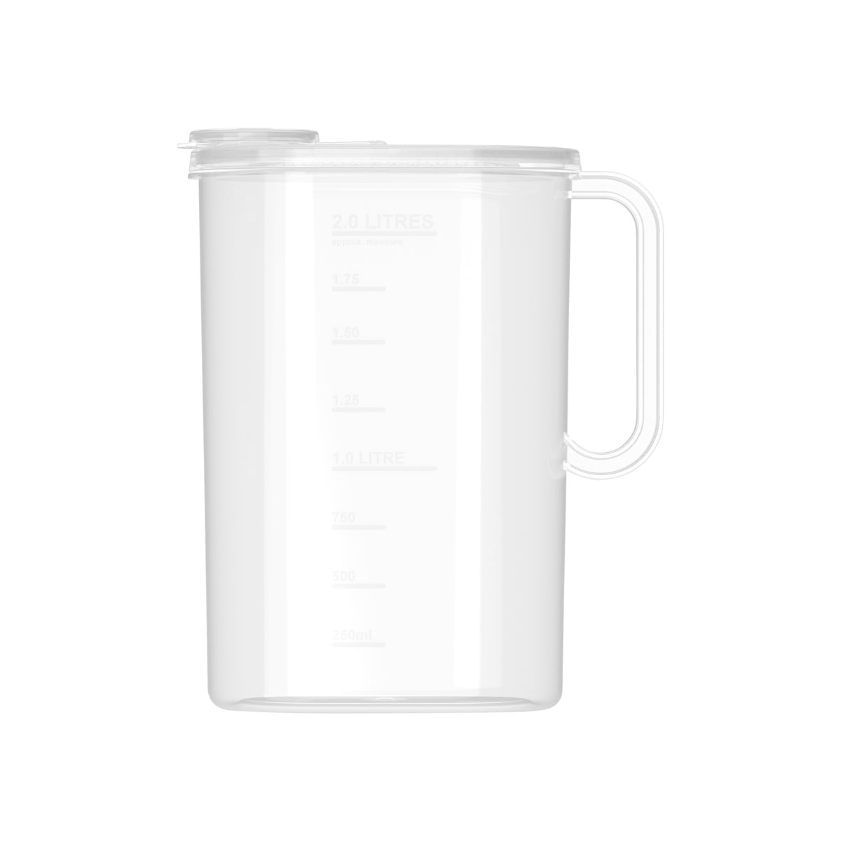 Water Jug with Lid, 2L