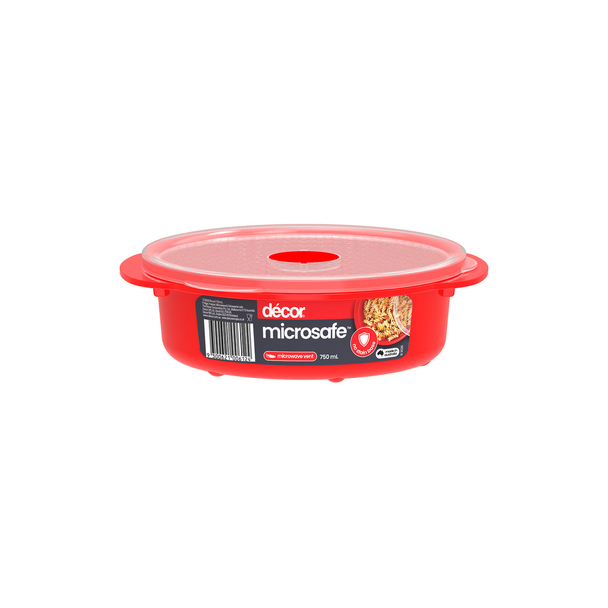 Microwavable Container, Round, 750ml