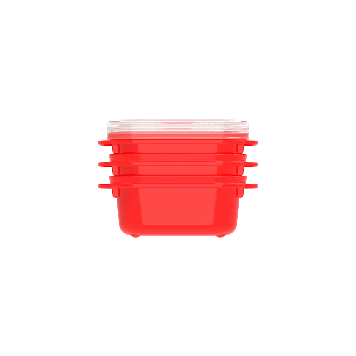 Microwavable Container, Oblong, 375ml, 3pk