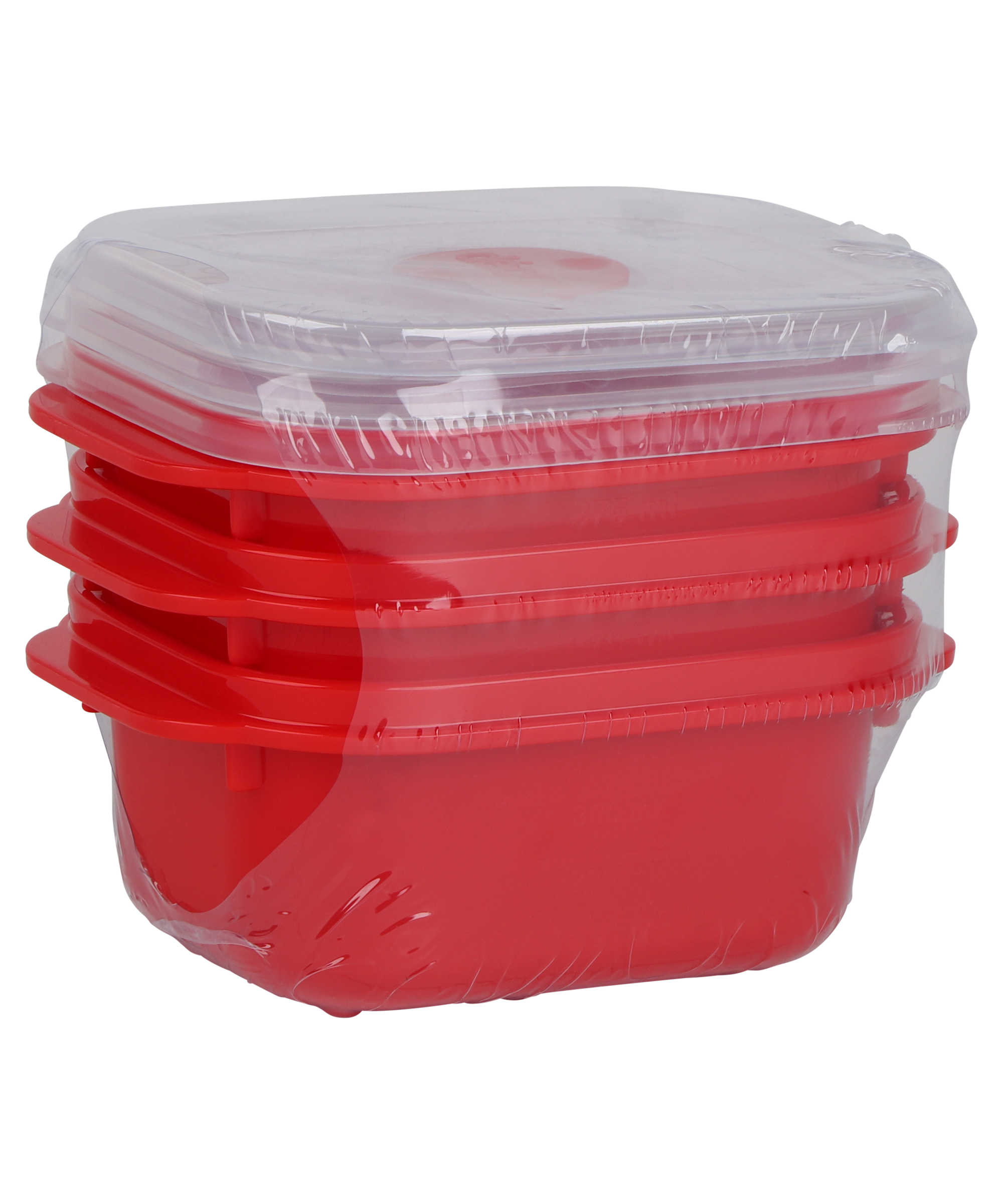 Microwavable Container, Oblong, 375ml, 3pk