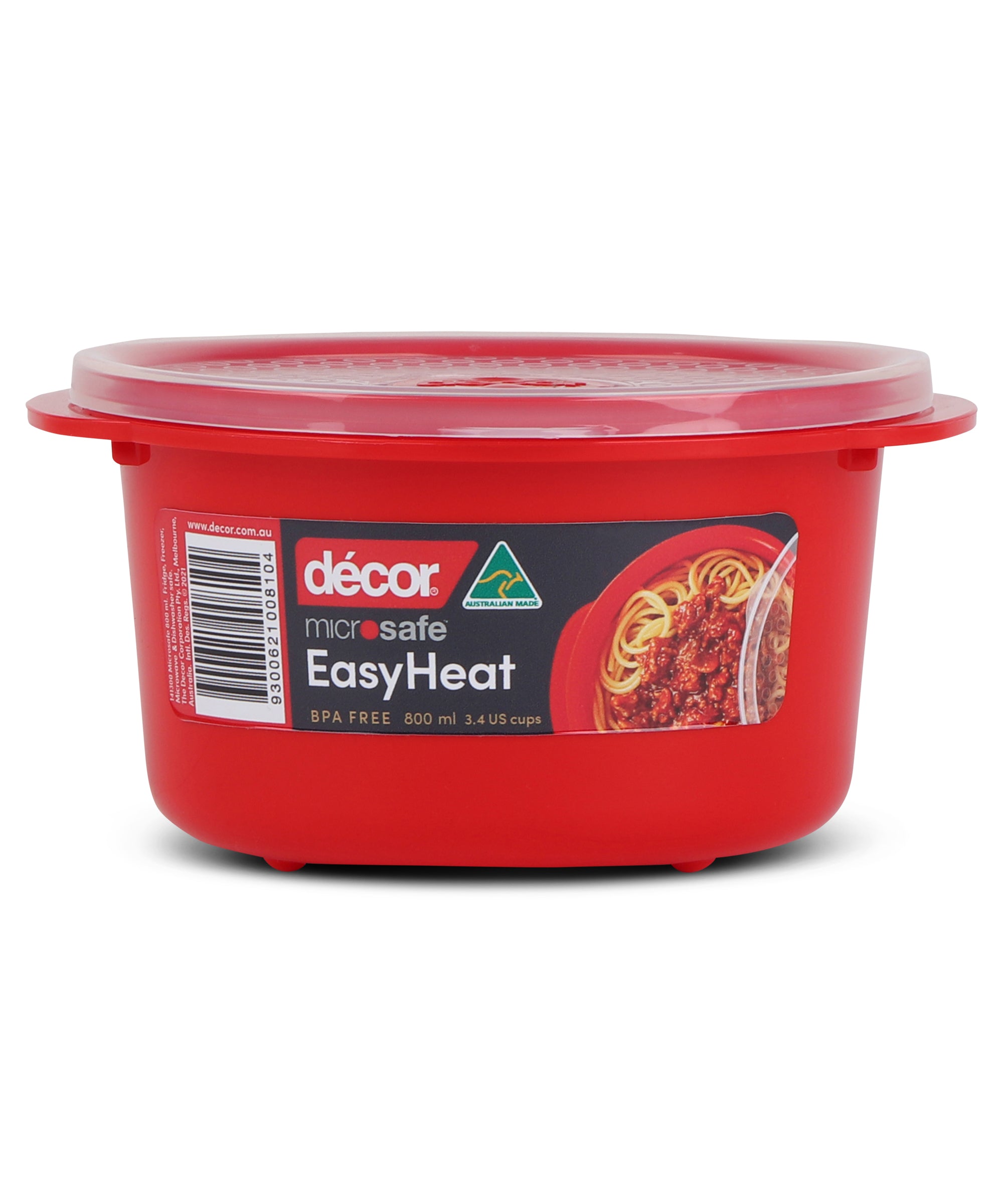 Microwavable Container, Round, 800ml