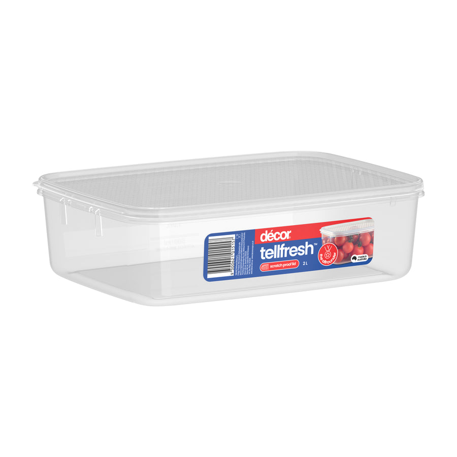 Food Container, Oblong, 2L