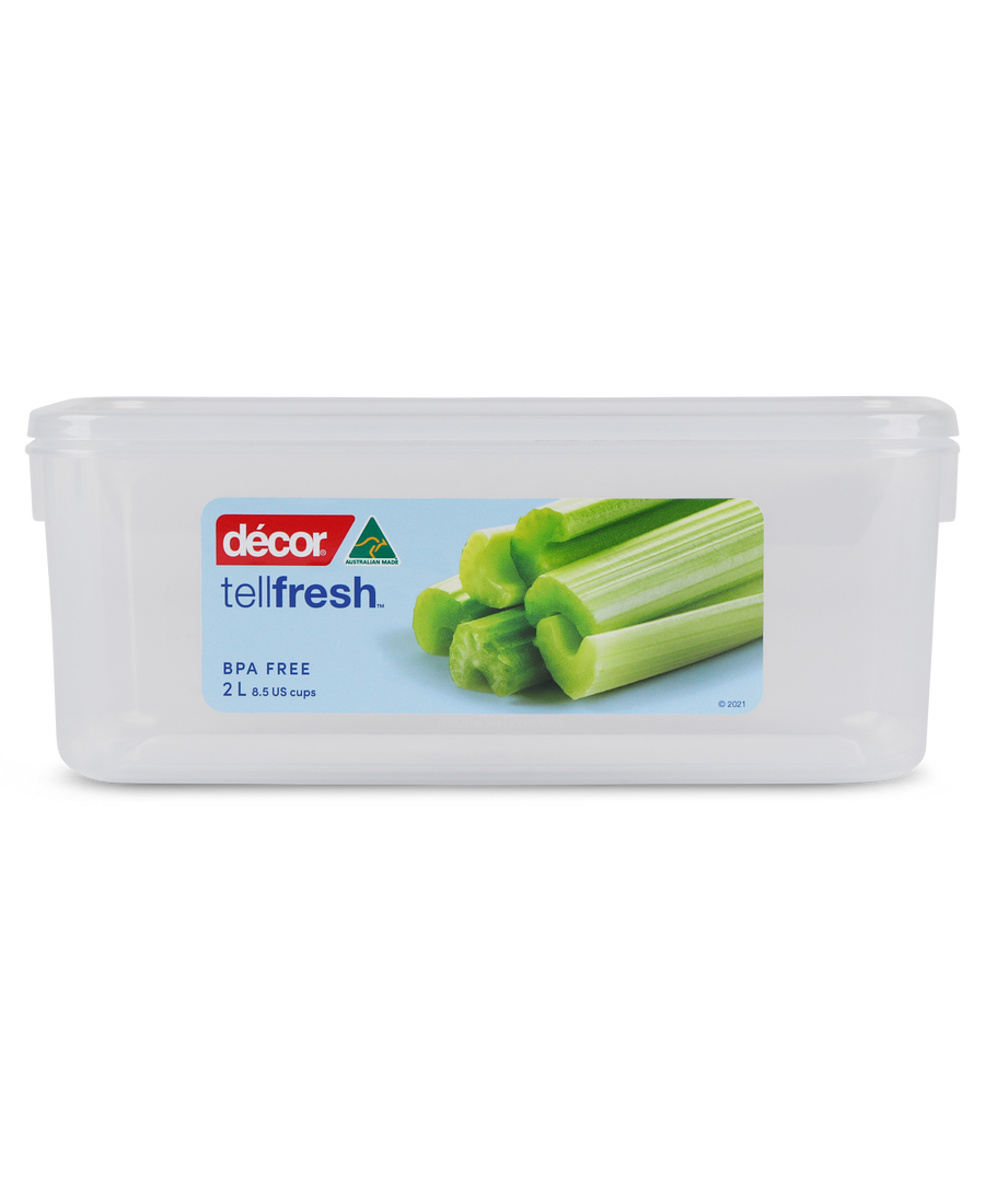 Food Container, Oblong, 2L