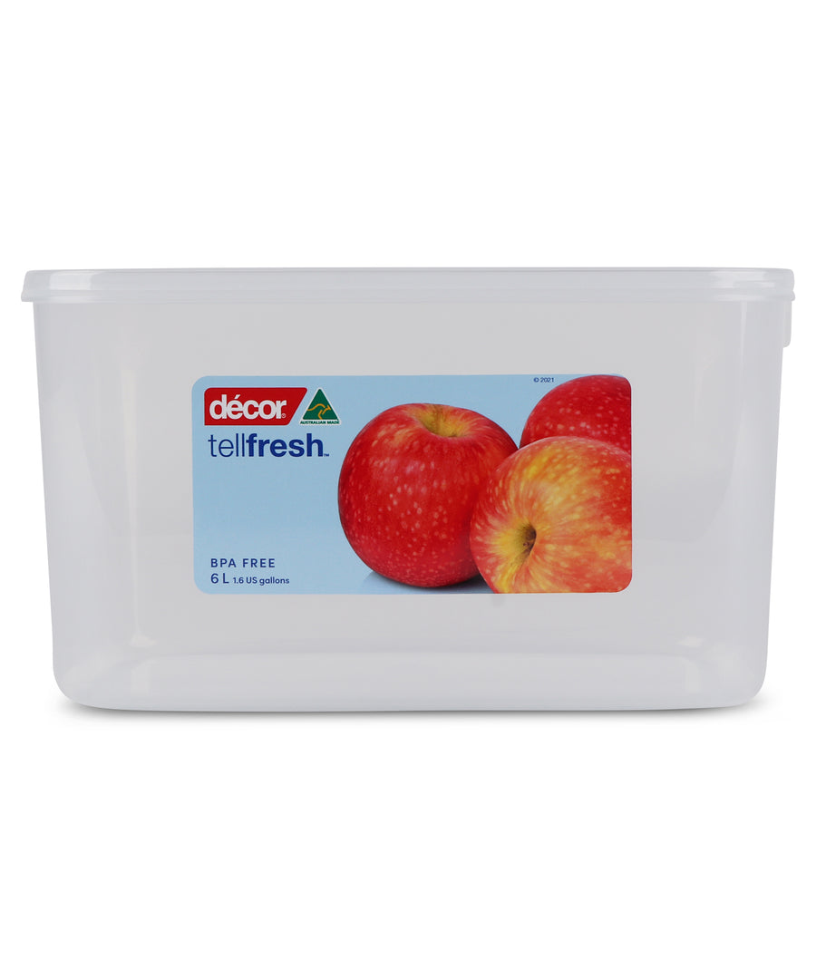 Food Container, Oblong, 6L
