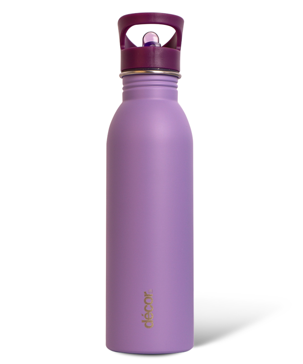 Snap n Seal Stainless Steel Bottle, 700ml Purple
