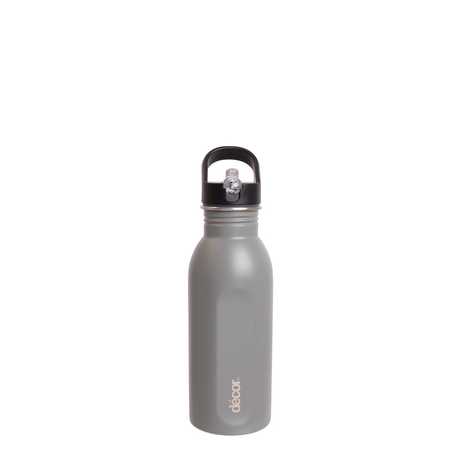 Snap n Seal Stainless Steel Bottle, Grey, 500ml