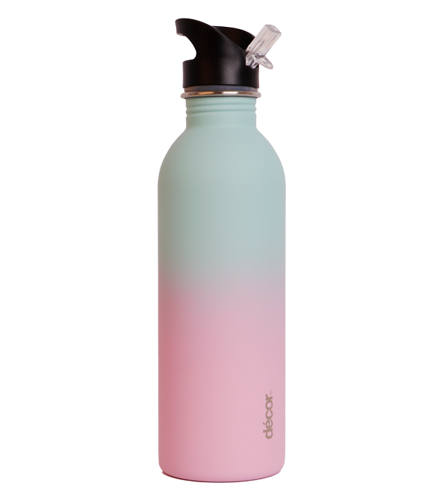 Snap n Seal Stainless Steel Bottle, Ombre, 1L