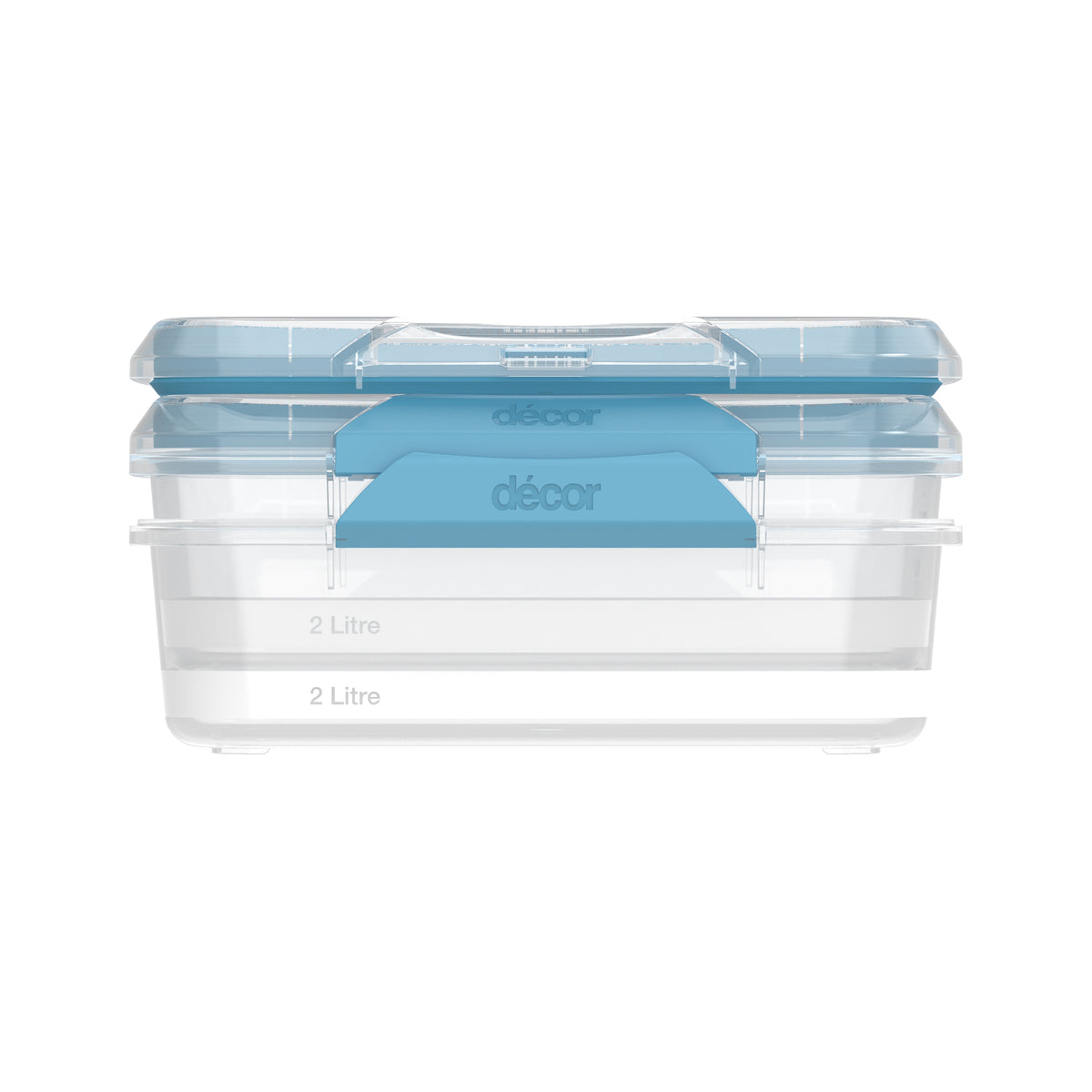 Food Containers, Oblong, 2L, Set