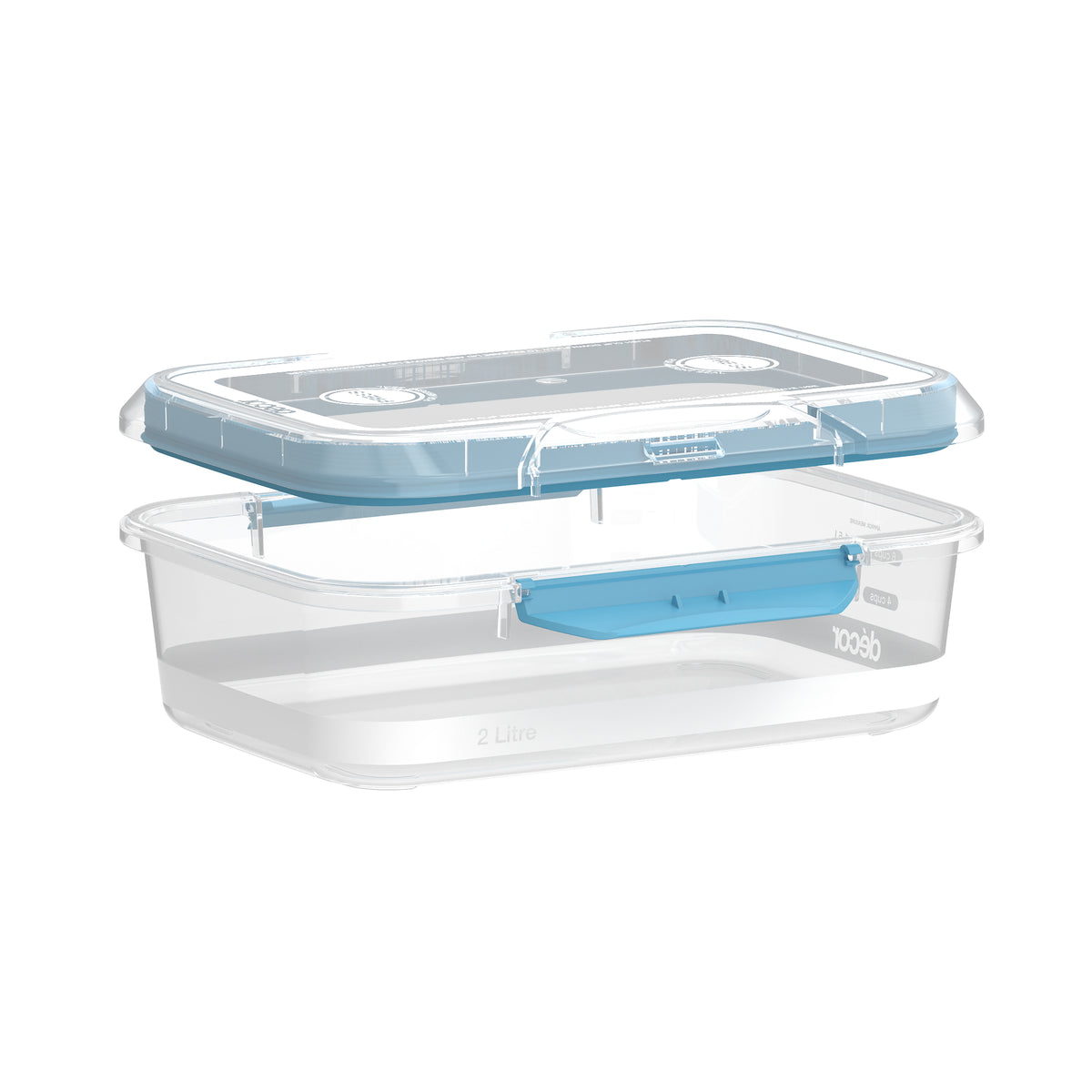 Food Containers, Oblong, 2L, Set
