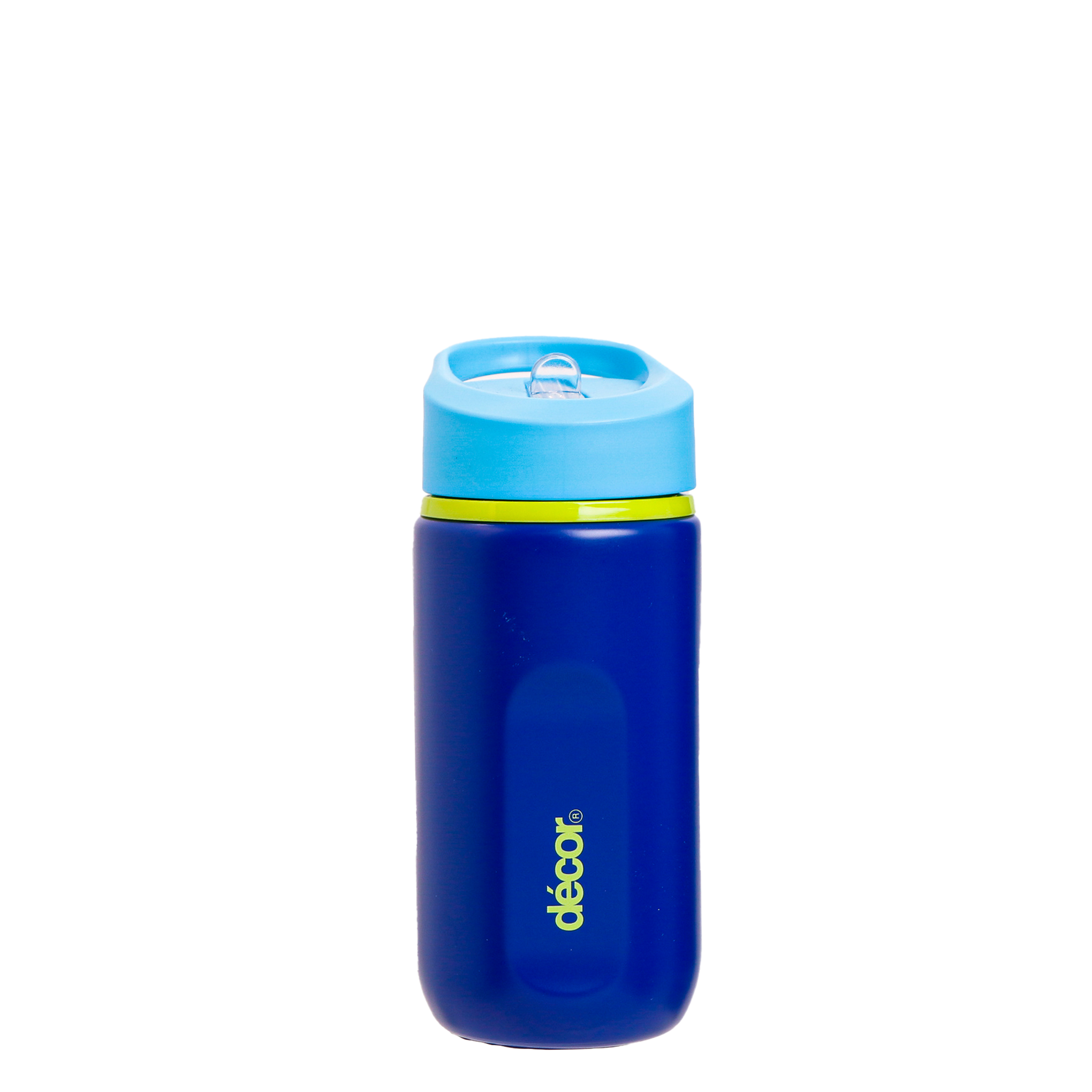 Sip Straw Stainless Steel Bottle, Dark Blue, 500ml