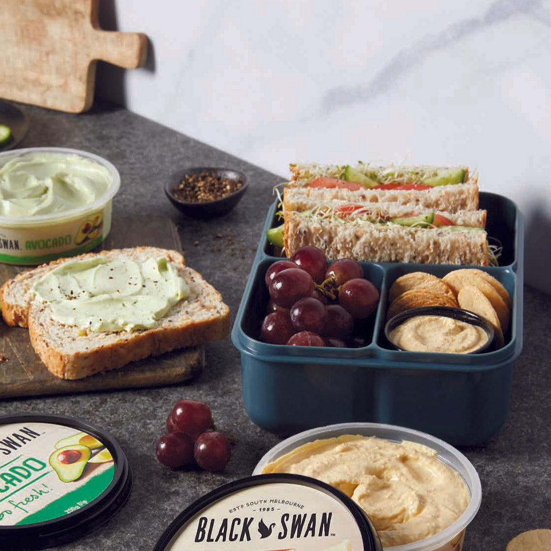 Bento Box Triple Split, Grey