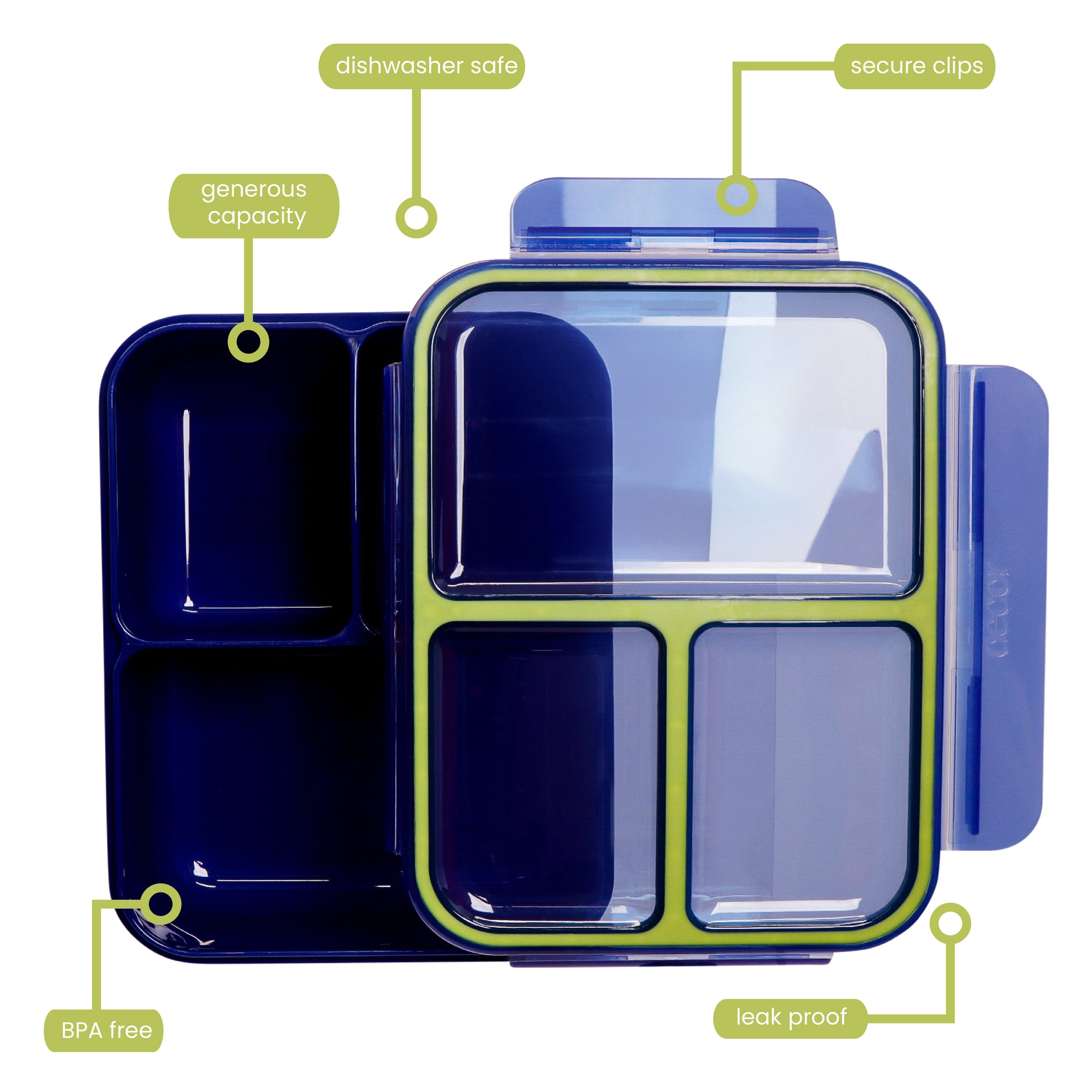 Bento Box Triple Split 1.4L