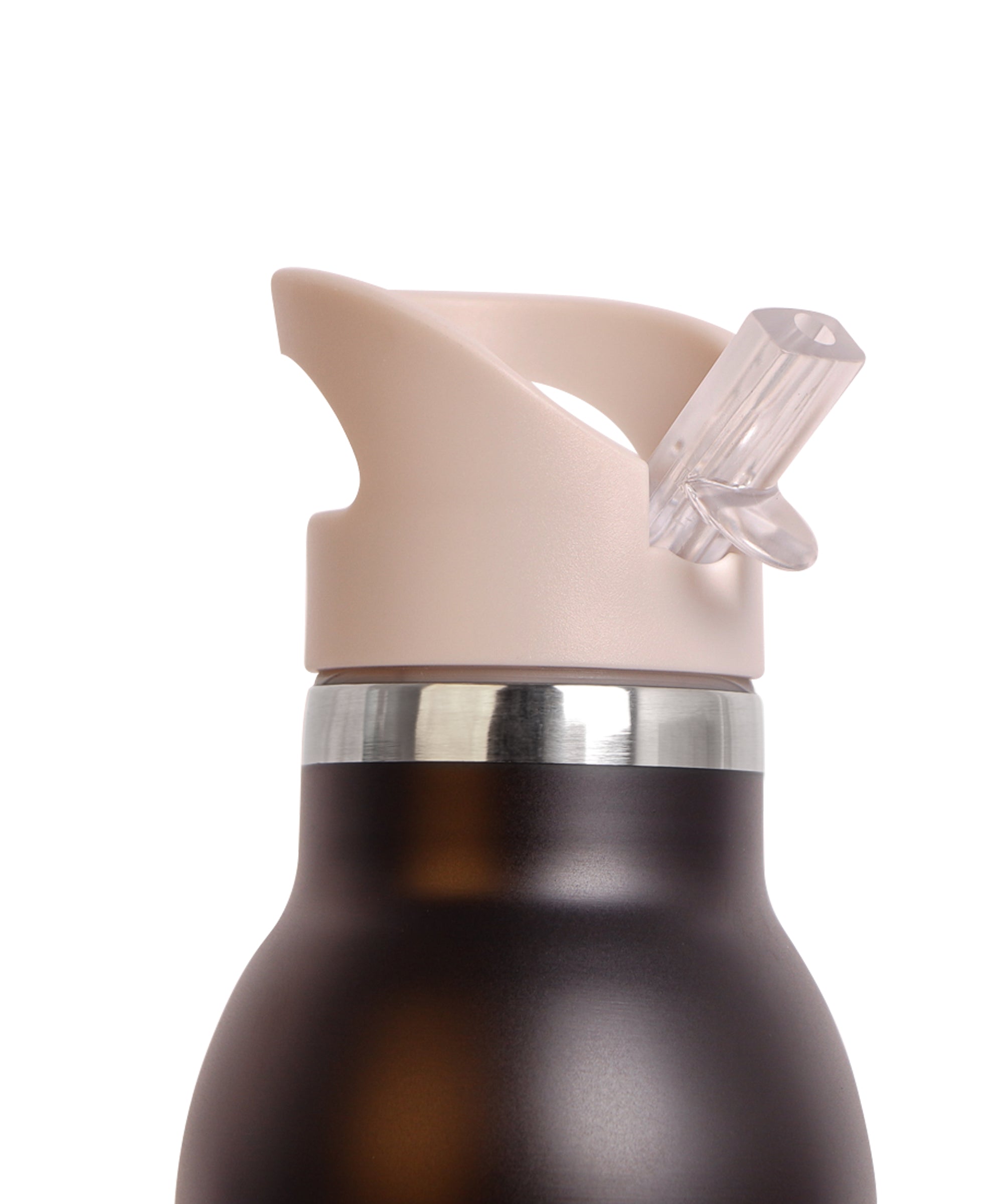 Snap n Seal Double Wall Stainless Steel Bottle, Black 600ml