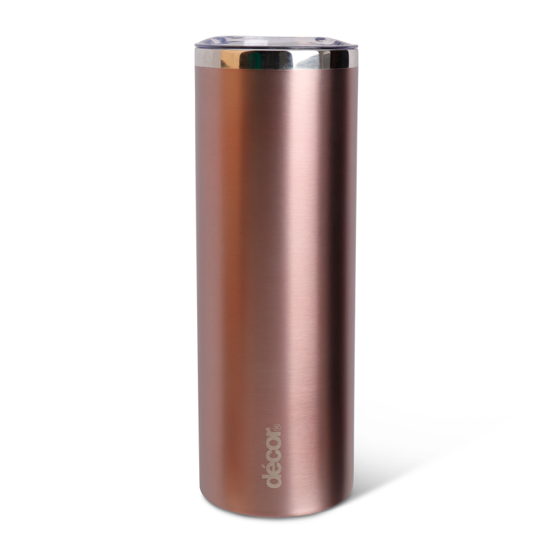 Insulated Double Wall Stainless Steel Tumbler, Rose Gold, 600ml