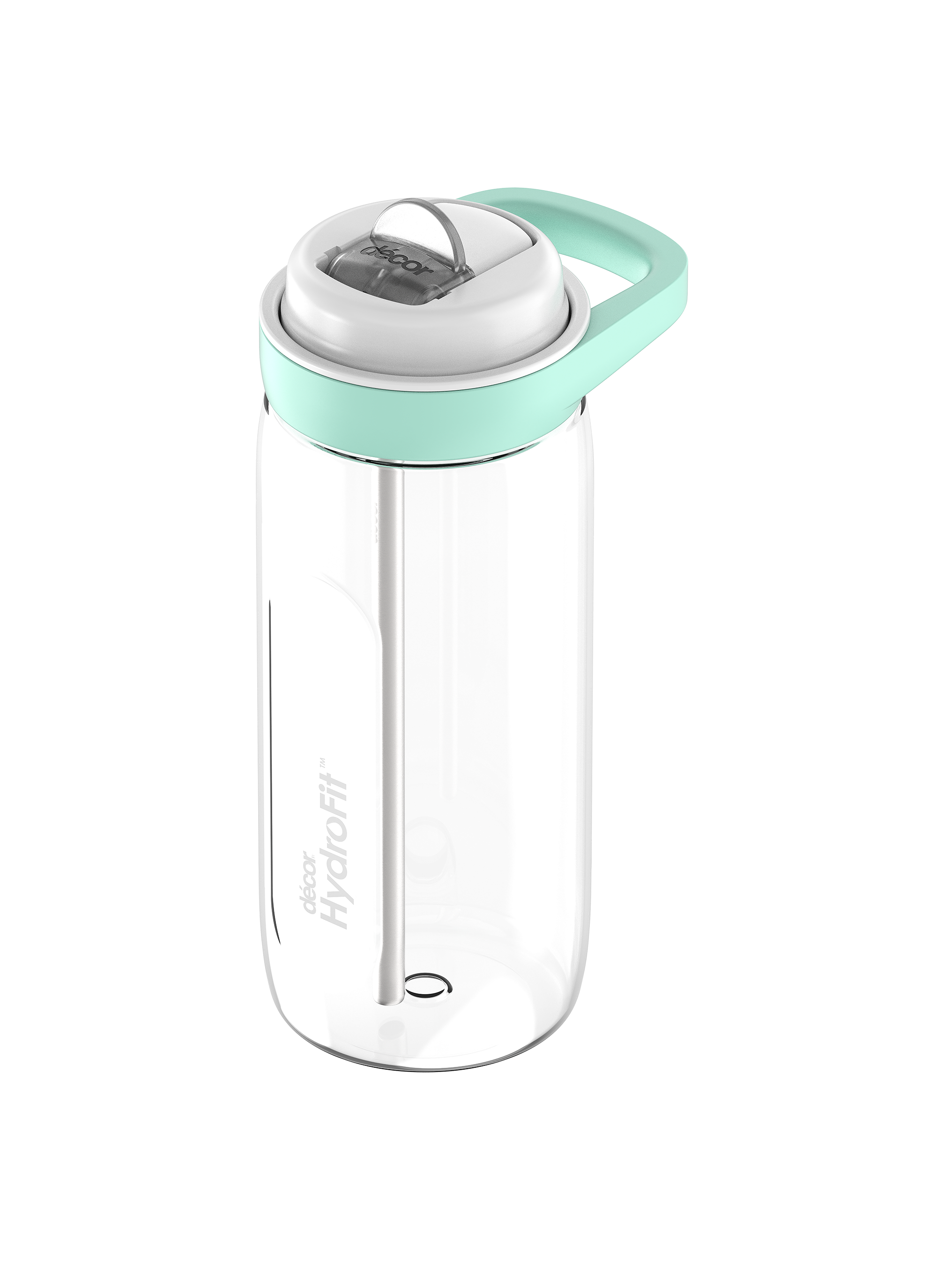 Soft-Sip Tritan™ Bottle with Rigid Handle and Stainless Steel Straw, 750mL