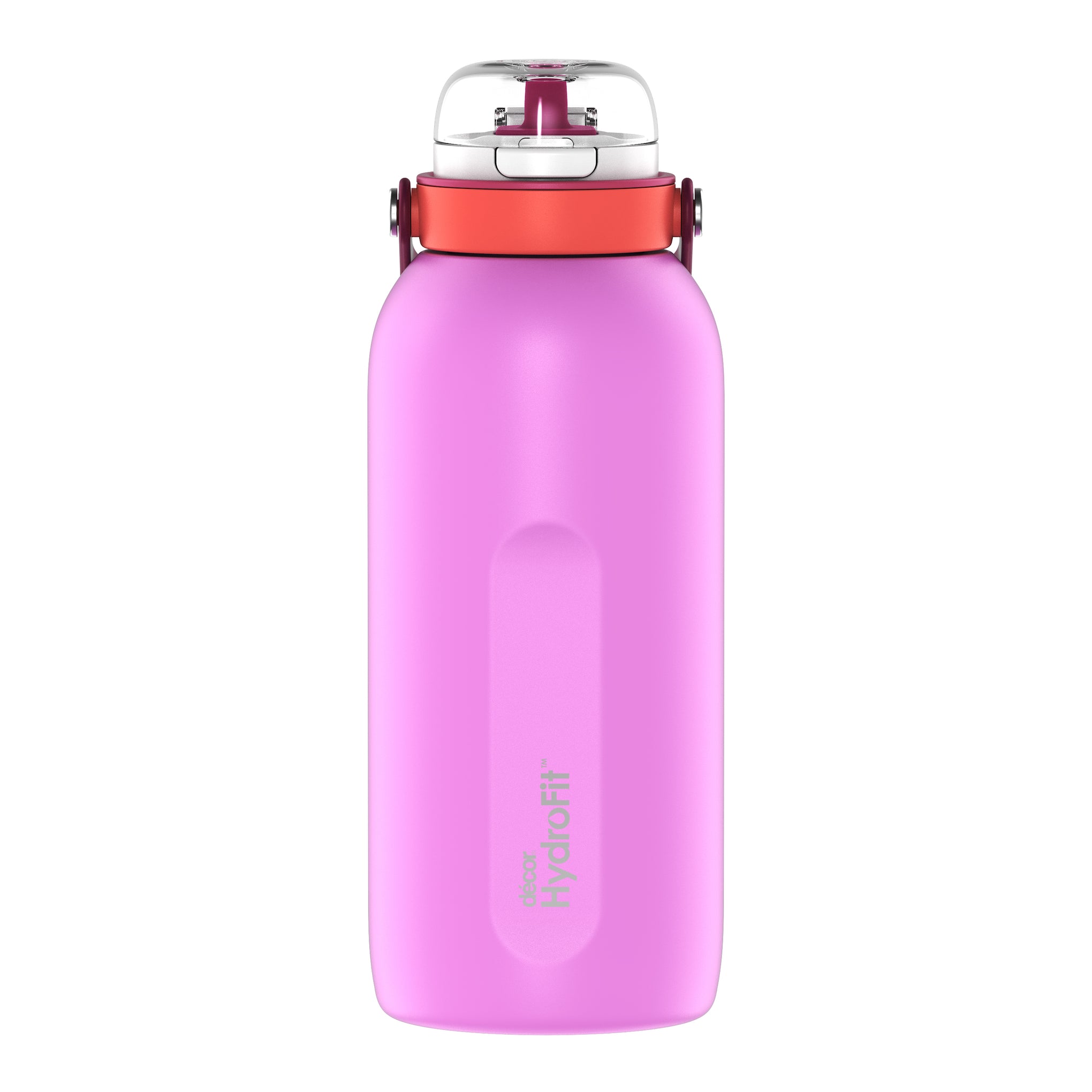 Insulated Stainless Steel Bottle with Deluxe Straw and Flexi Handle, 1.5L | Candy Pink