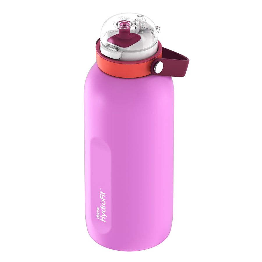 Insulated Stainless Steel Bottle with Deluxe Straw and Flexi Handle, 1.5L 