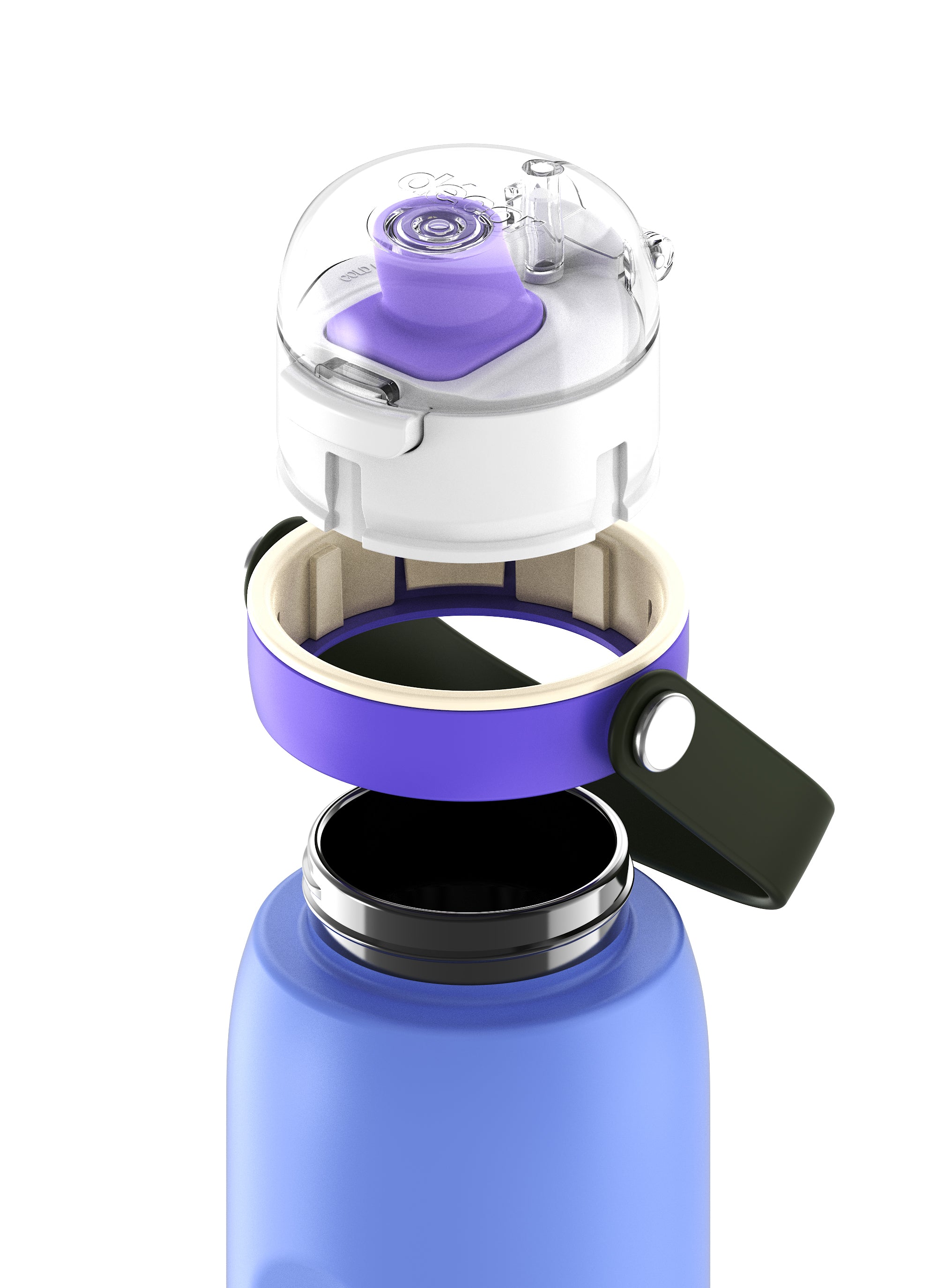 Insulated Stainless Steel Bottle with Deluxe Chug Cap, 750mL | Sky Blue