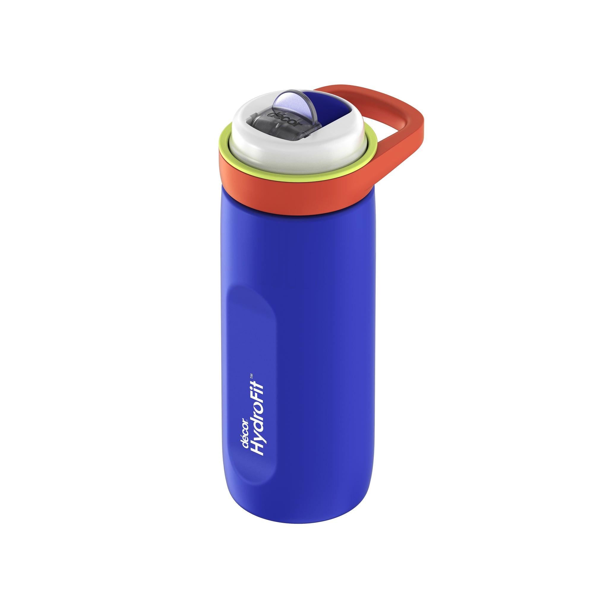 Soft Sip Insulated Stainless Steel Bottle with Rigid Handle, 500mL | Blue