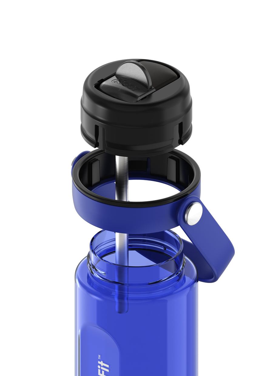 Soft Sip Tritan™ Bottle with Flexi Handle and Stainless Steel Straw, 500mL