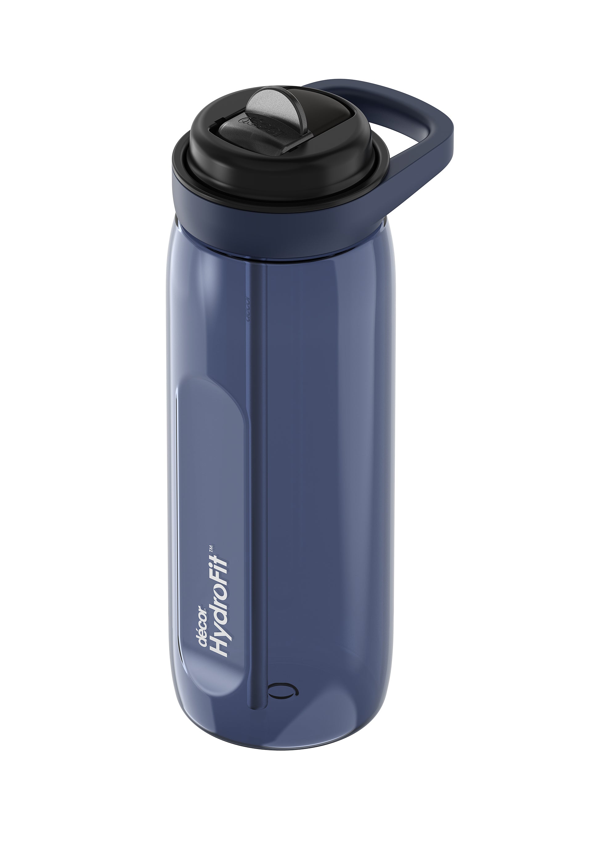 Soft-Sip Tritan™ Bottle with Rigid Handle and Stainless Steel Straw, 1L