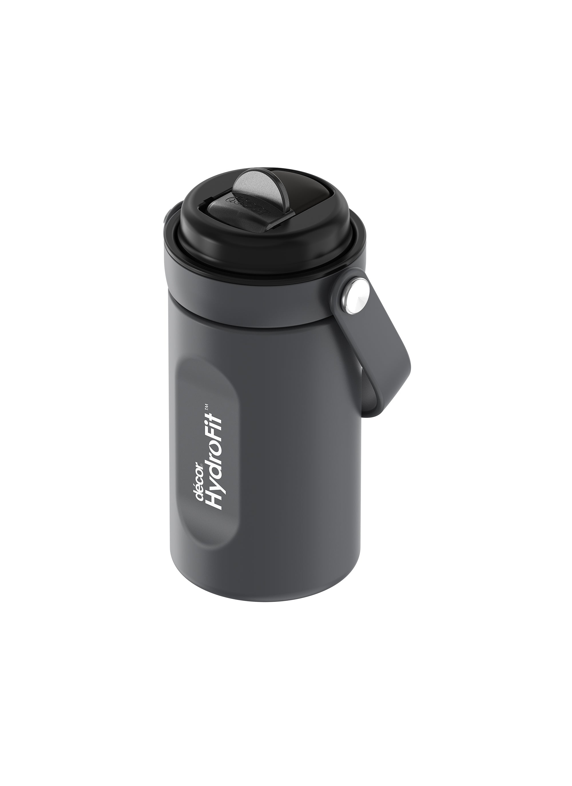 Soft Sip Stainless Steel Bottle with Rigid Handle and Stainless Steel Straw, 500mL