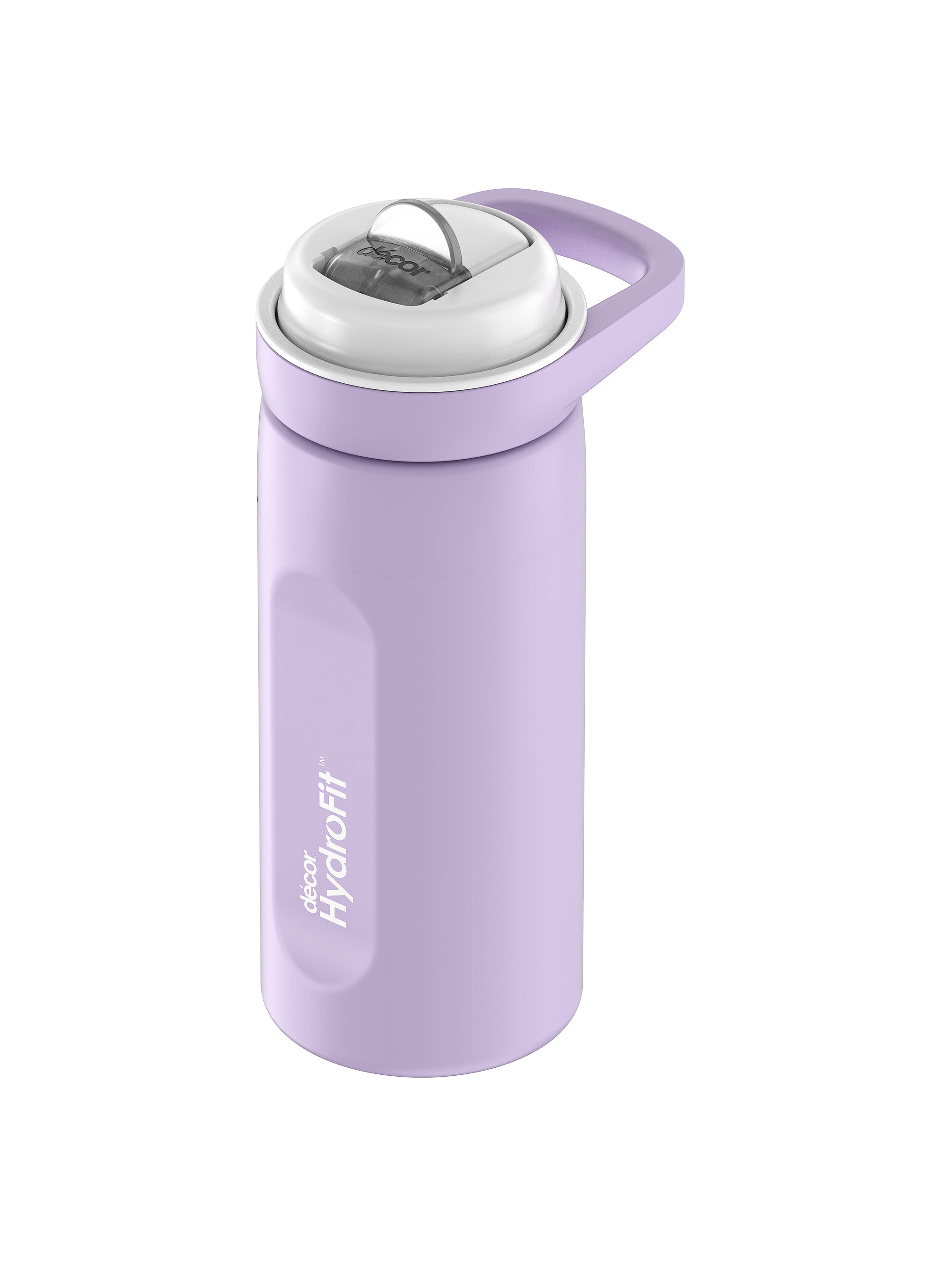 Soft Sip Stainless Steel Bottle with Rigid Handle and Stainless Steel Straw, 750mL