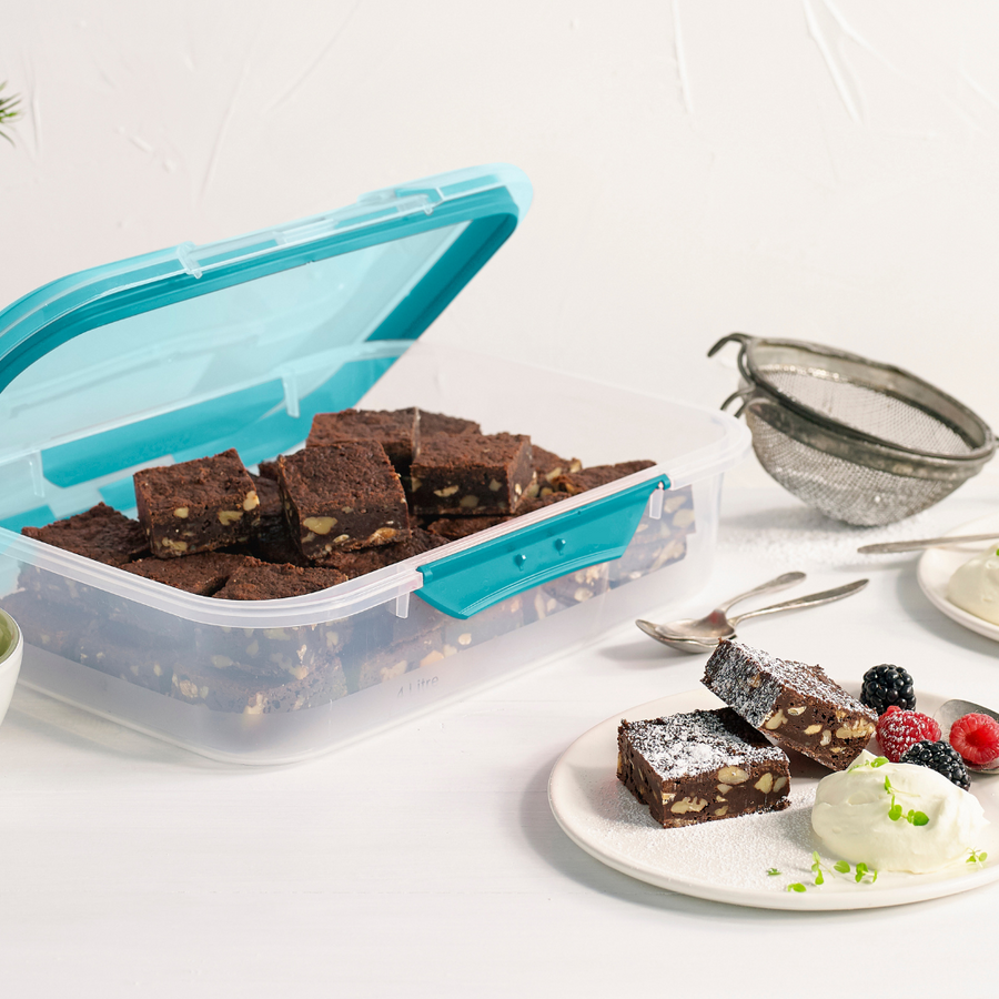 Food Containers, Oblong, 2L, Set