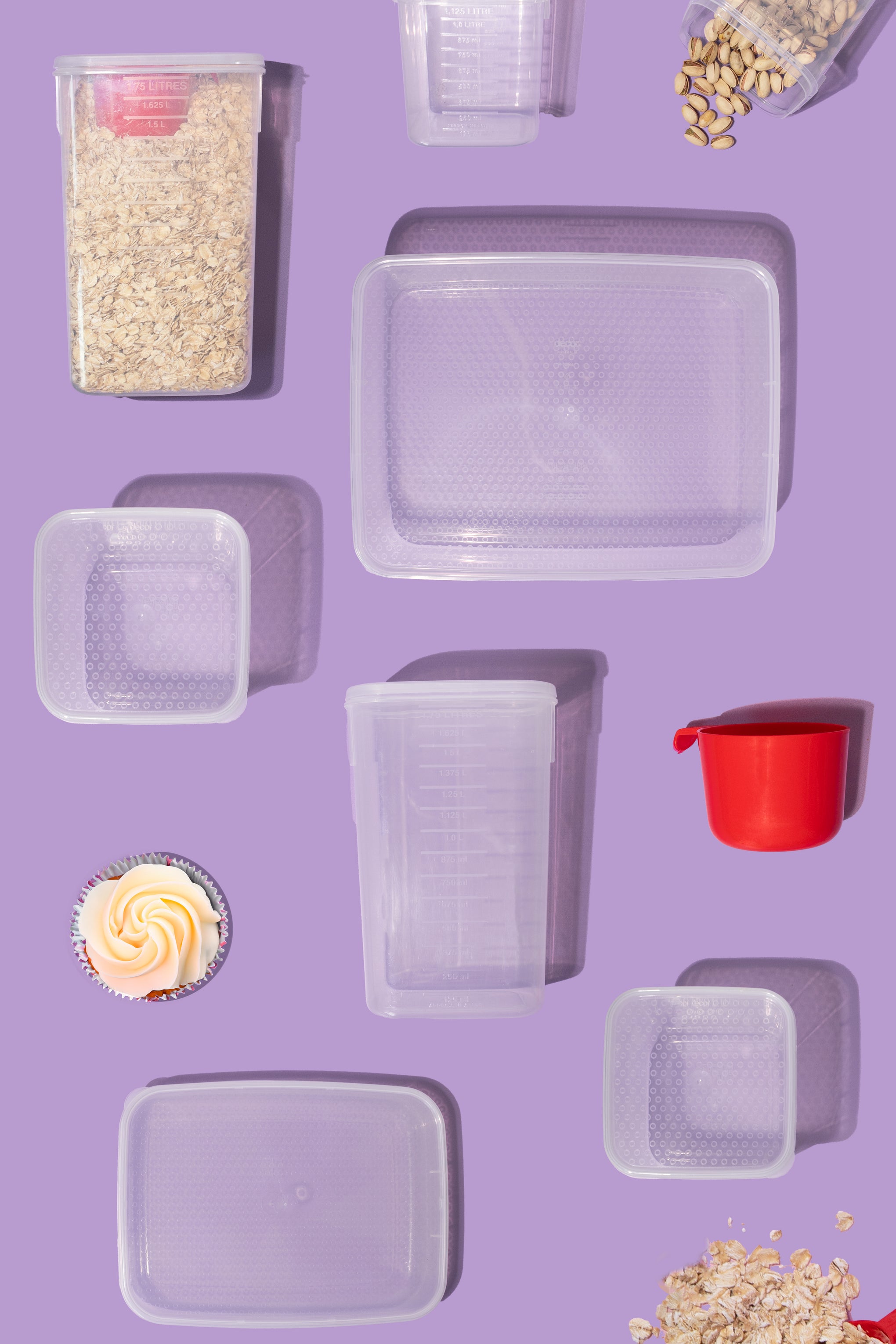 Food Container, Oblong, 1.75L