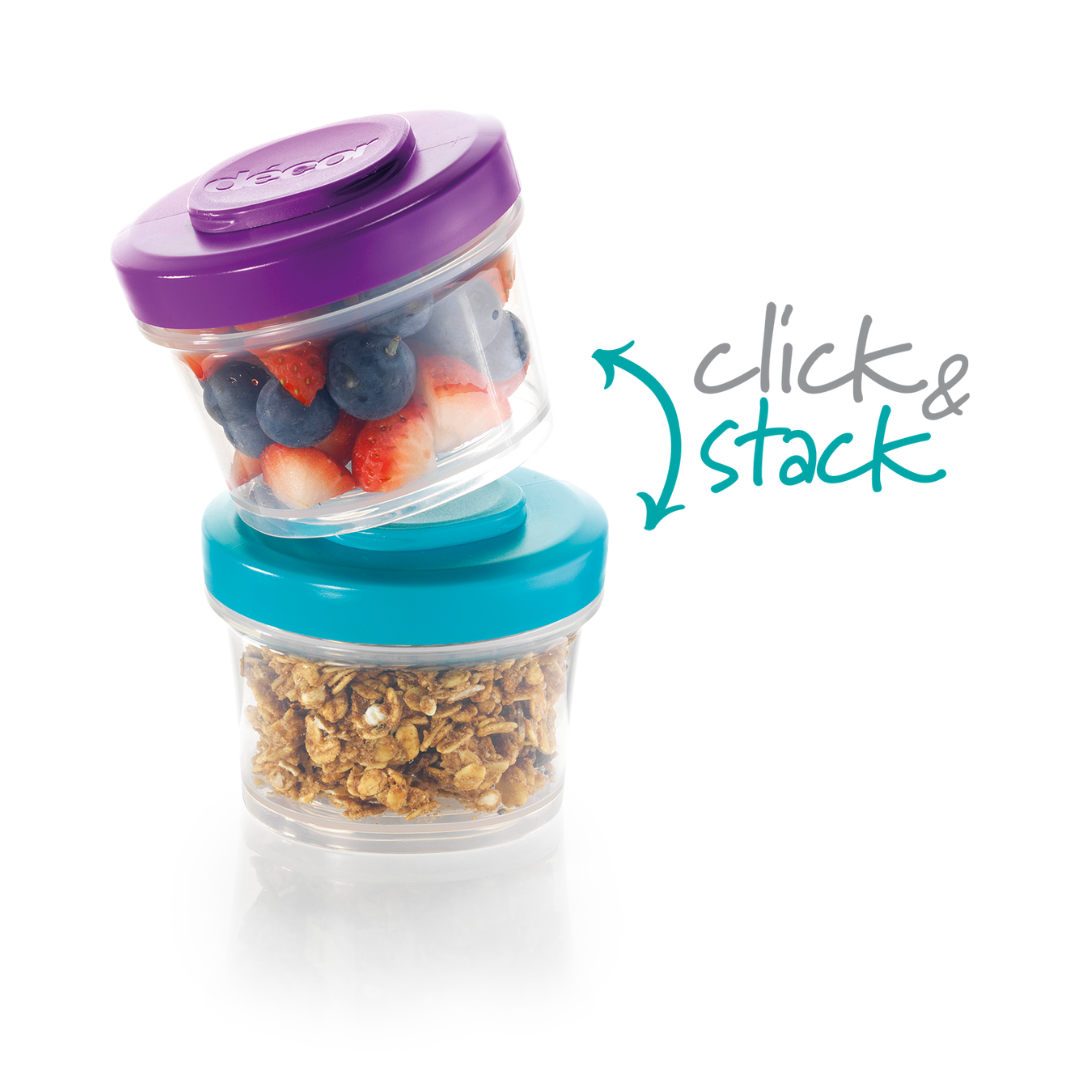 Snack Tubs, Round, 150ml, Set