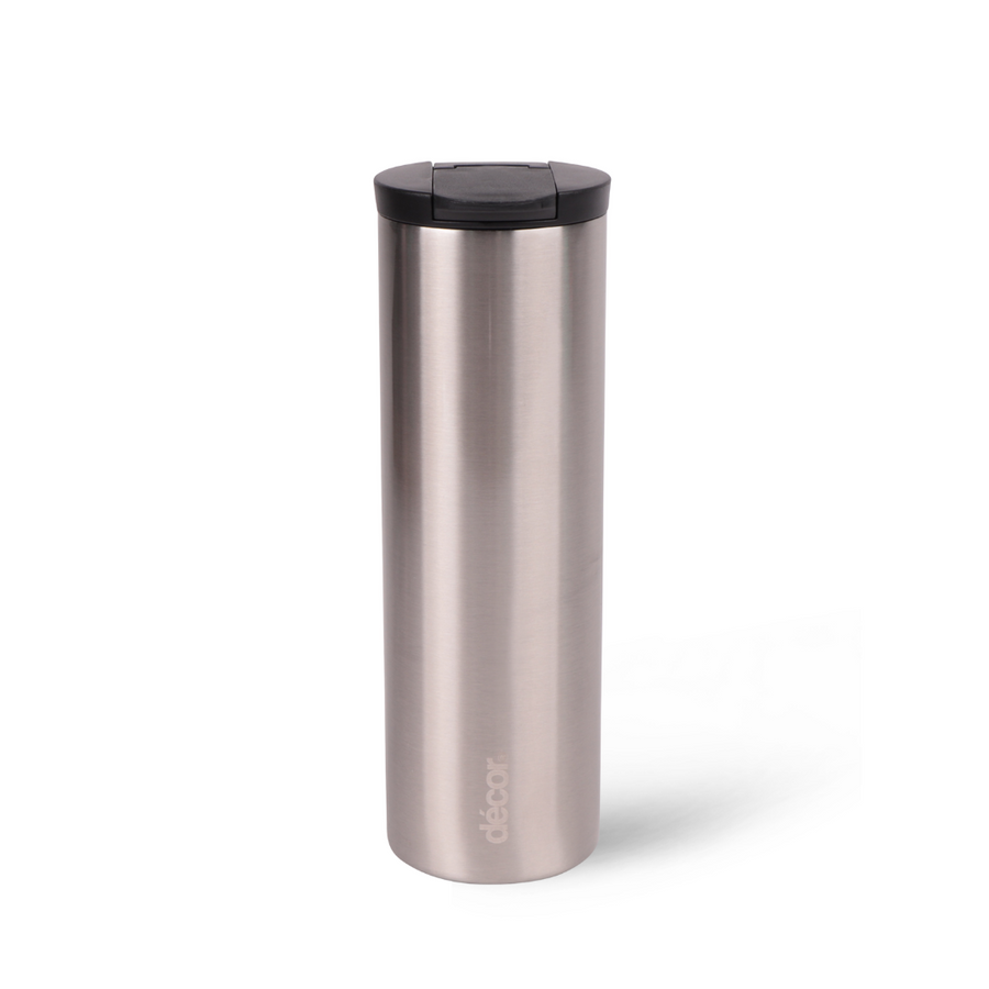 Insulated Double Wall Stainless Steel Coffee Flask, Silver, 450ml