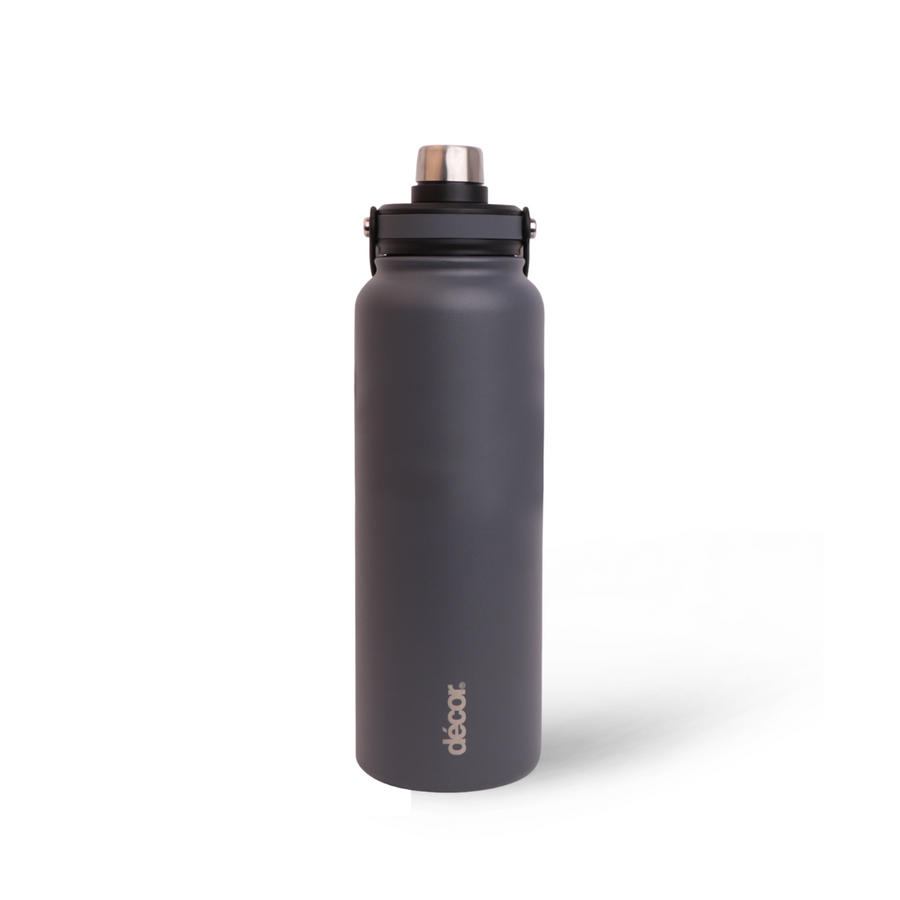 Adventurer Insulated Stainless Steel Bottle, Graphite, 1.2L