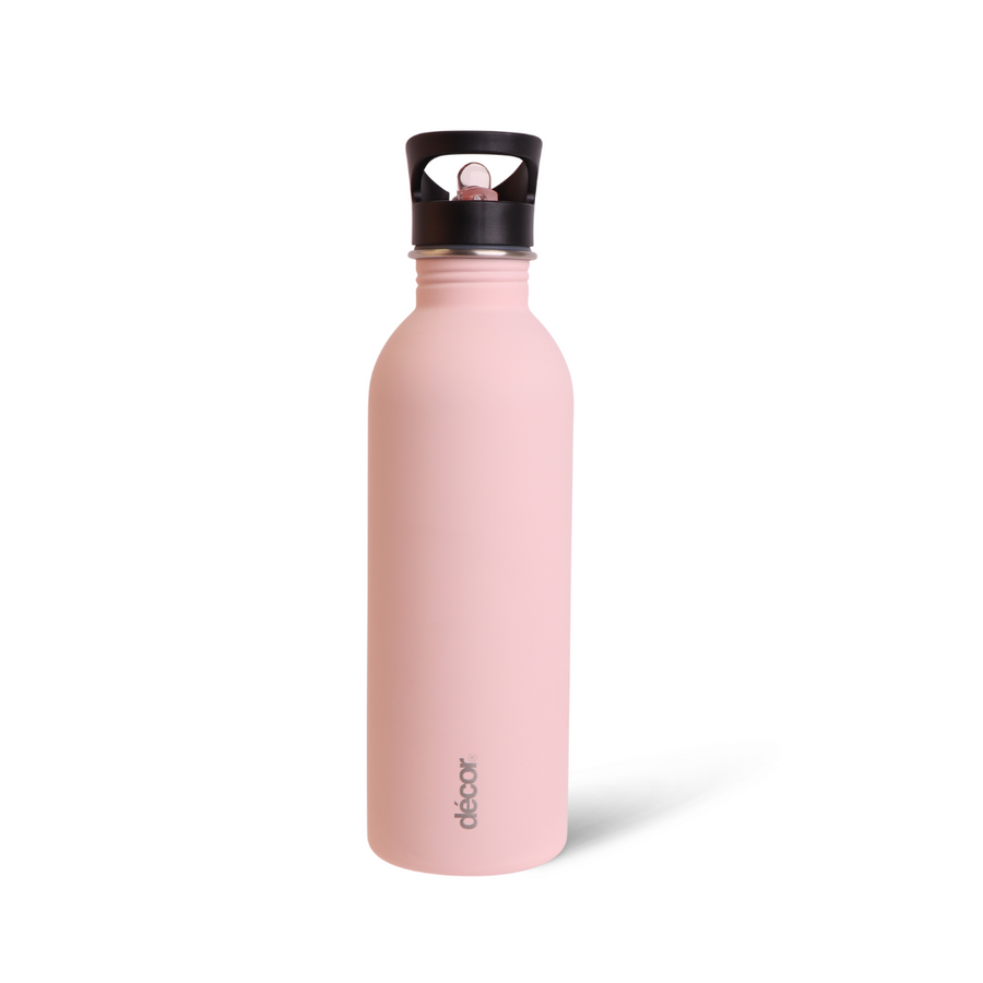 Snap n Seal Stainless Steel Bottle, Pink, 1L