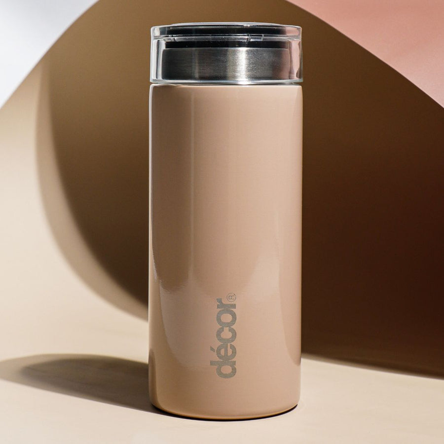 Mini Insulated Double Wall Thermal Flask, Latte, 200ml