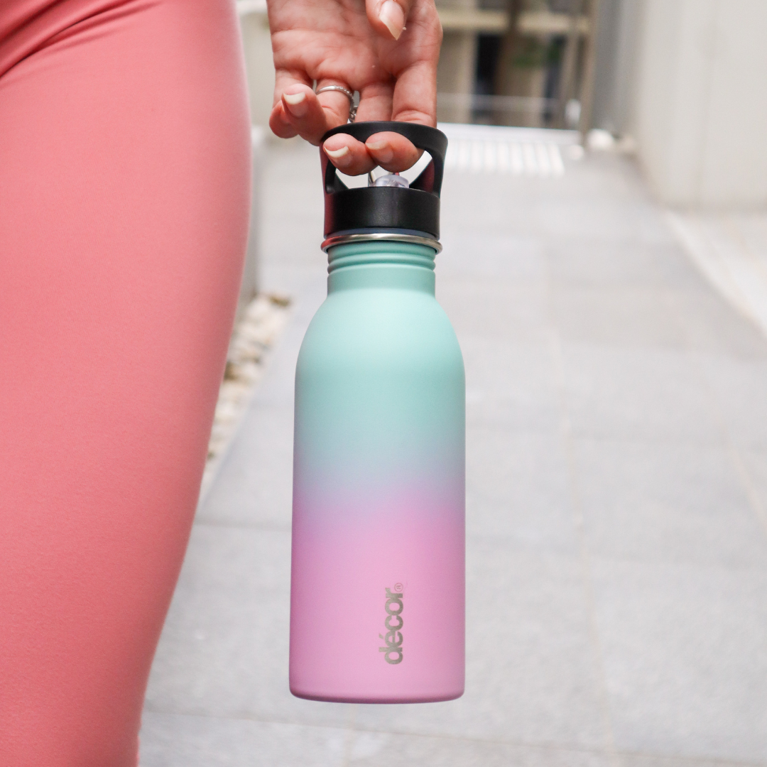 Snap n Seal Stainless Steel Bottle, Ombre, 500ml