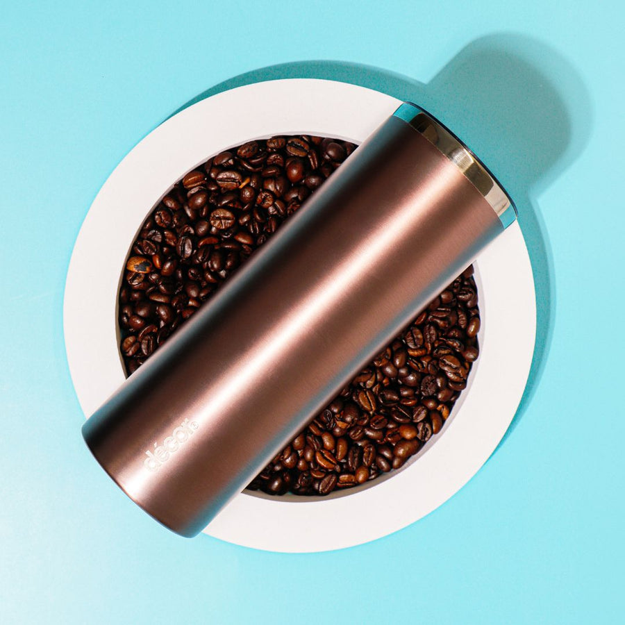 Insulated Double Wall Stainless Steel Tumbler, Rose Gold, 600ml