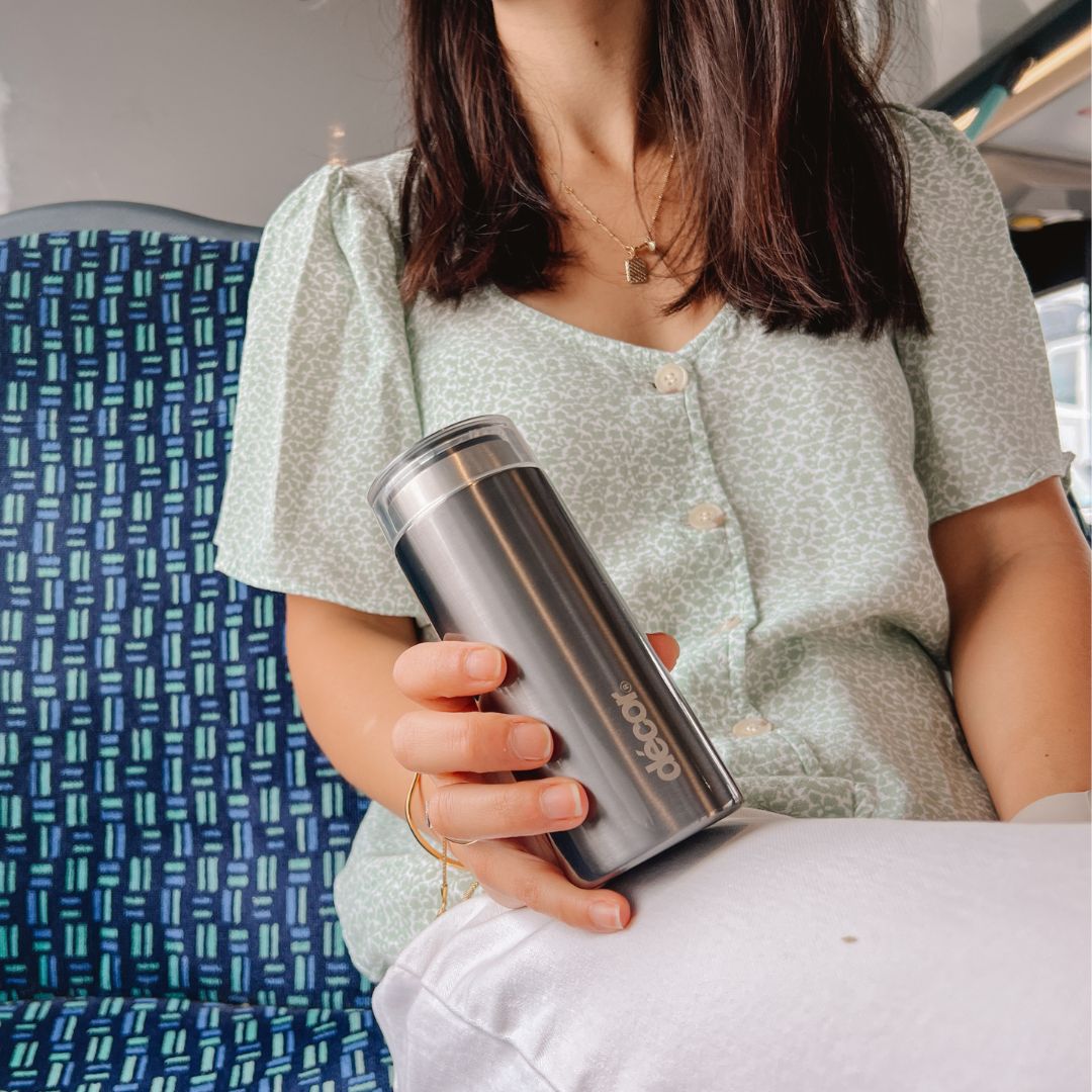 Mini Insulated Double Wall Thermal Flask, Graphite, 200ml