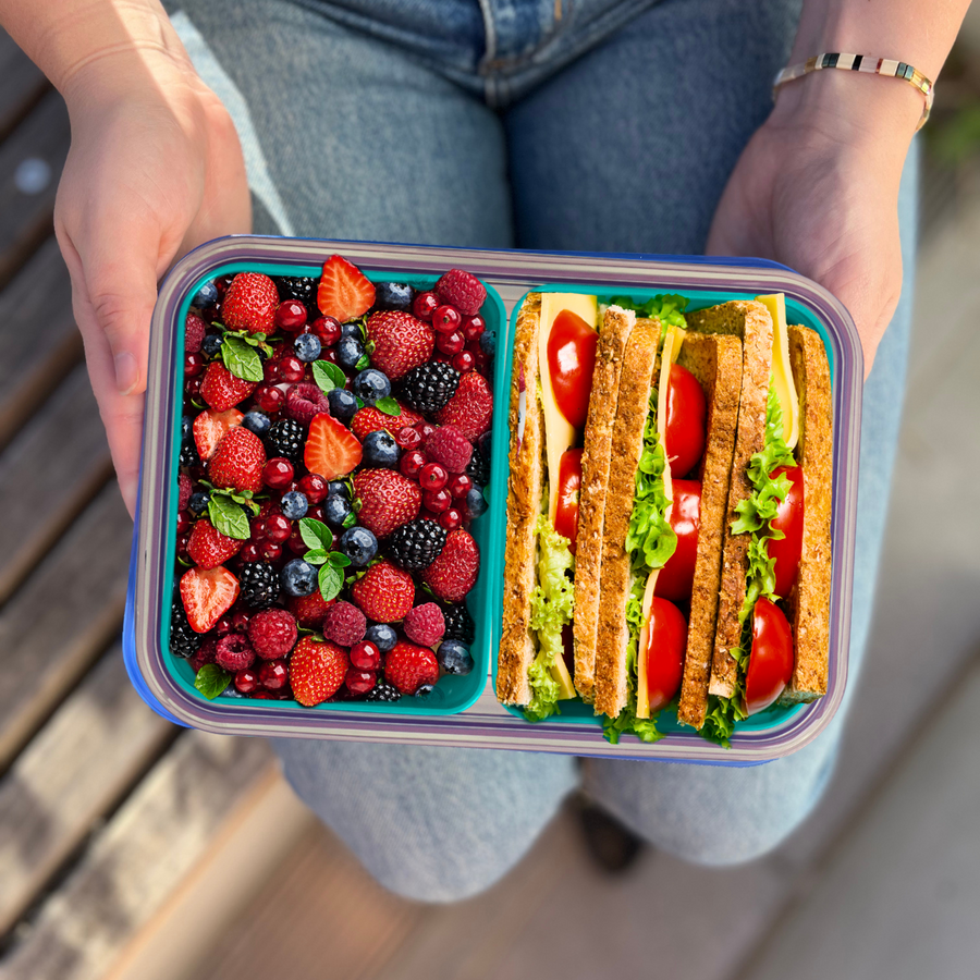 2 in 1 Oblong Bento 1.1L